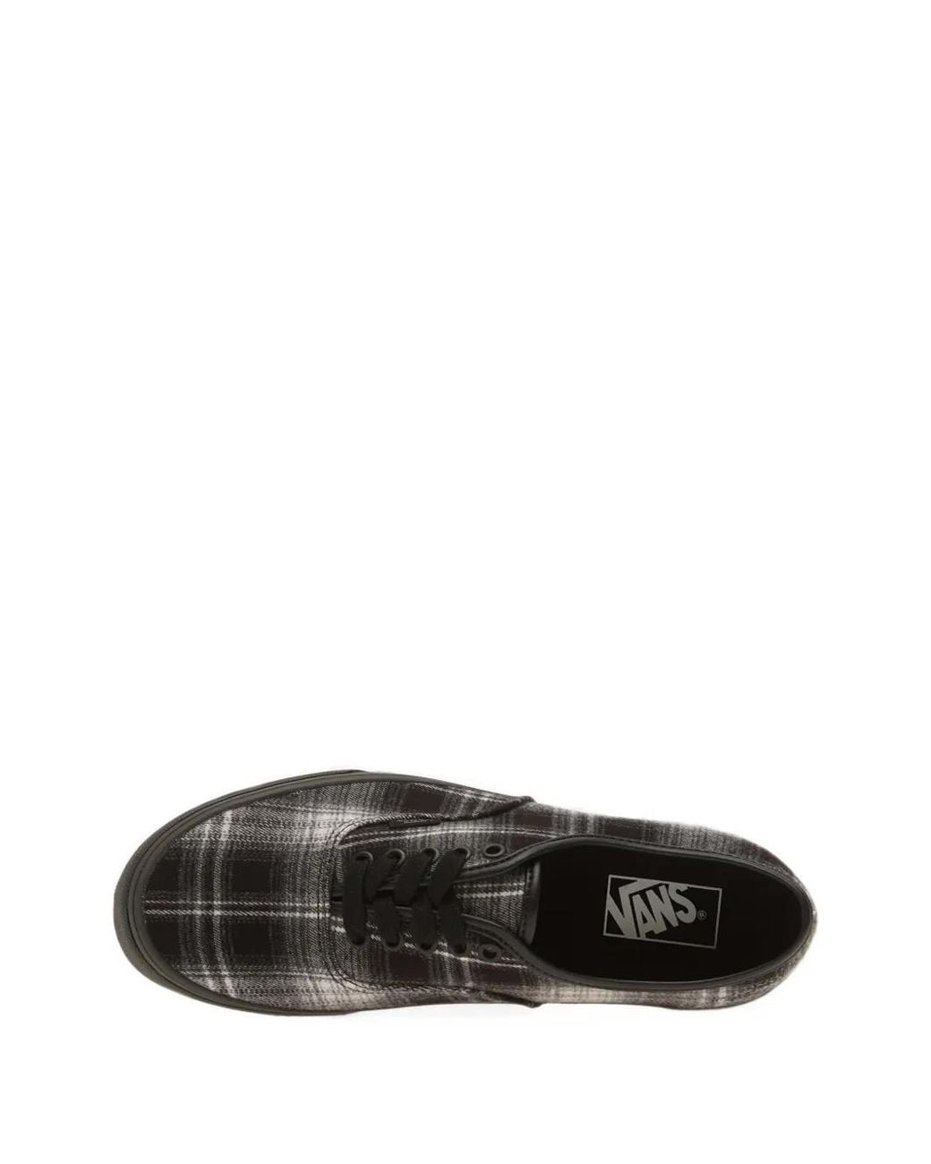 Vans Black Authentic Plaid Sneakers