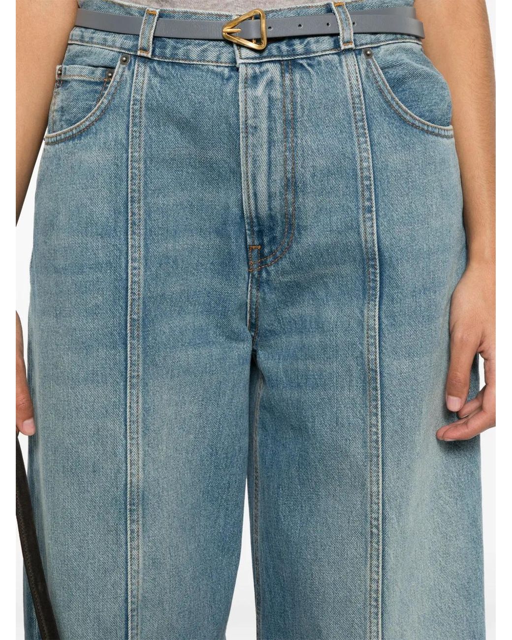Haikure Blue Peace Wide-Leg Jeans