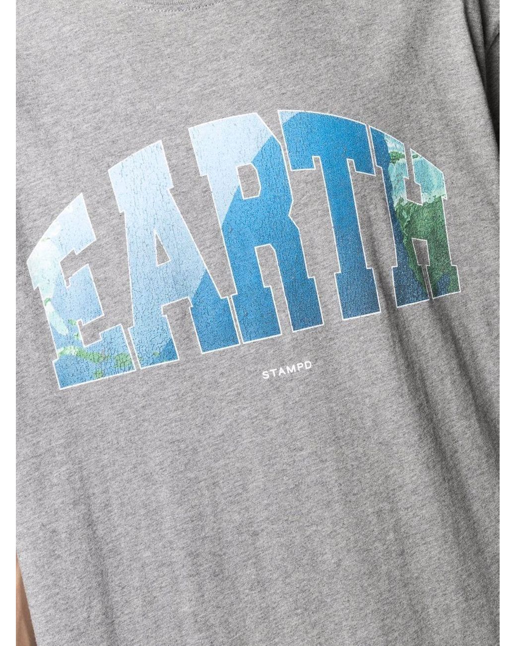 Stampd Baumwolle T-Shirt mit grafischem Print in Grau für Herren - Lyst