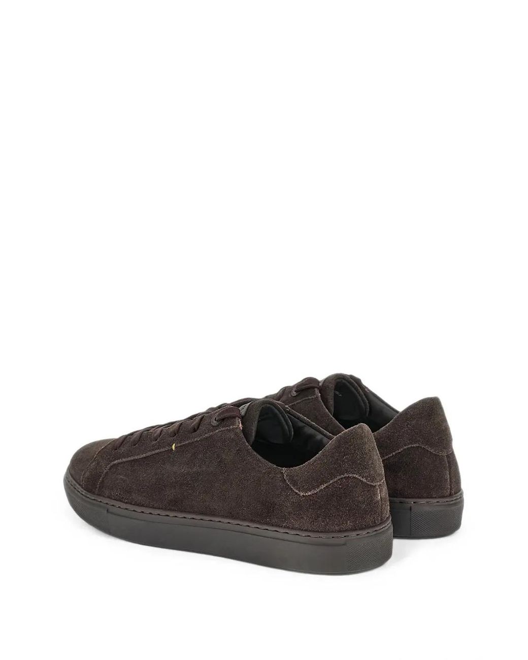 Paul & Shark Brown Suede Low-Top Sneakers for men