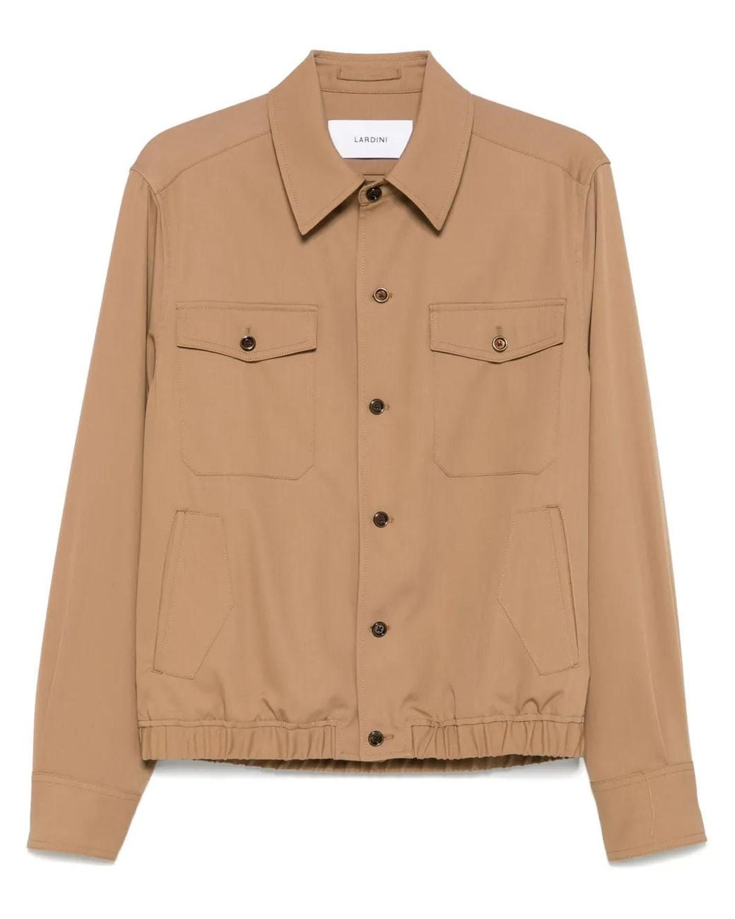 Lardini Natural Virgin-Wool Jacket for men