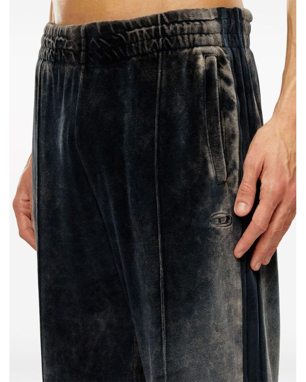 DIESEL P-Ozamp Track Pants in Black for Men | Lyst