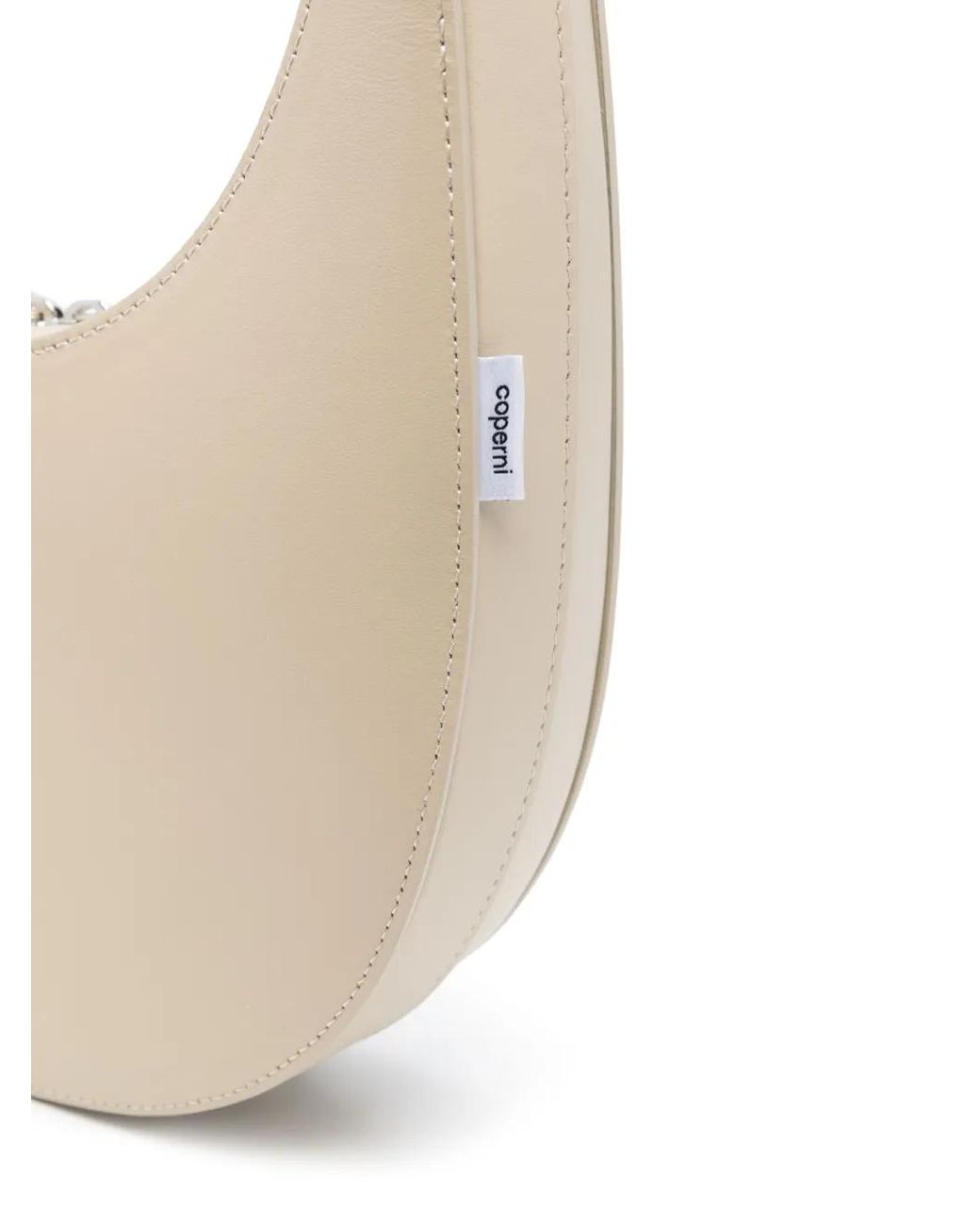Coperni White Swipe Leather Shoulder Bag