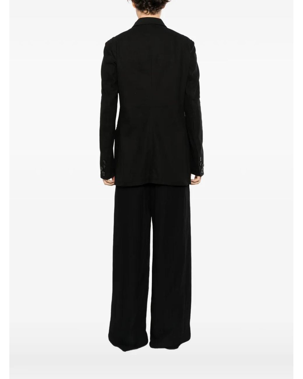 Nude:mm Black Single-Breasted Blazer for men