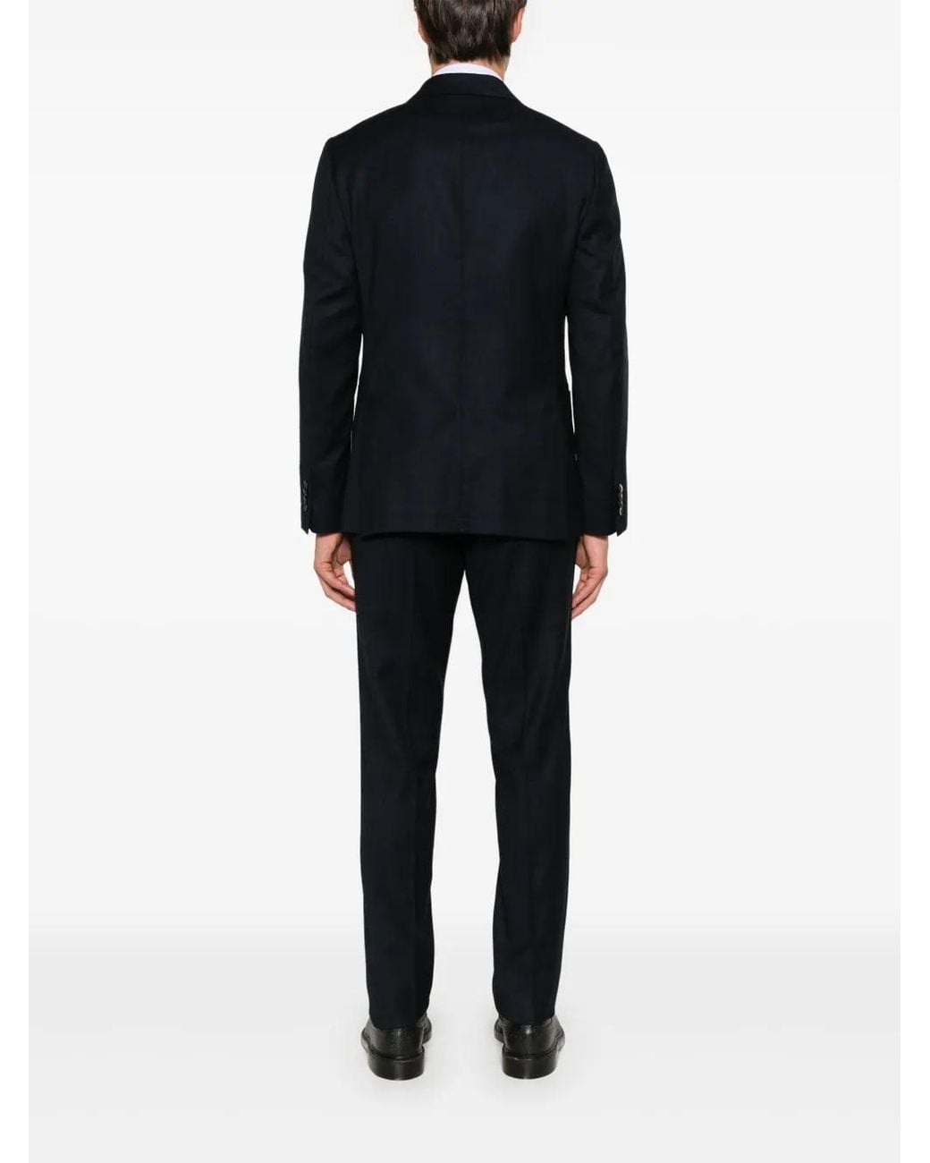 Zegna Black Single-Breasted Suit for men