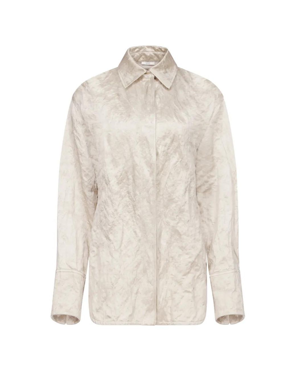 FFORME White Ozzy Crinkled-Effect Shirt