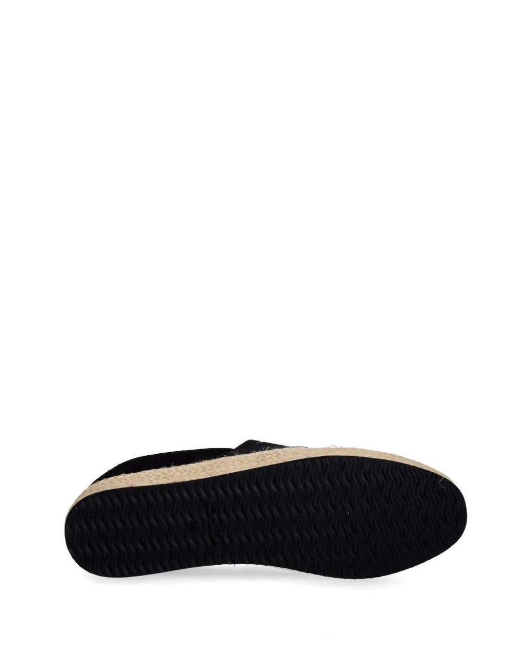 Gant Black Elasticated-Strap Braided Espadrilles