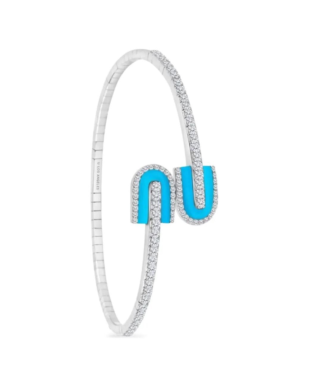 UNION LOS ANGELES Blue U Duo Diamond And Bangle