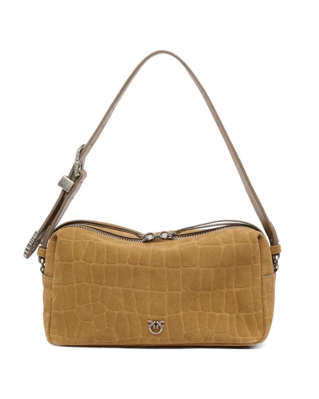 Pinko Green Medium Crossbody Bowler Bag