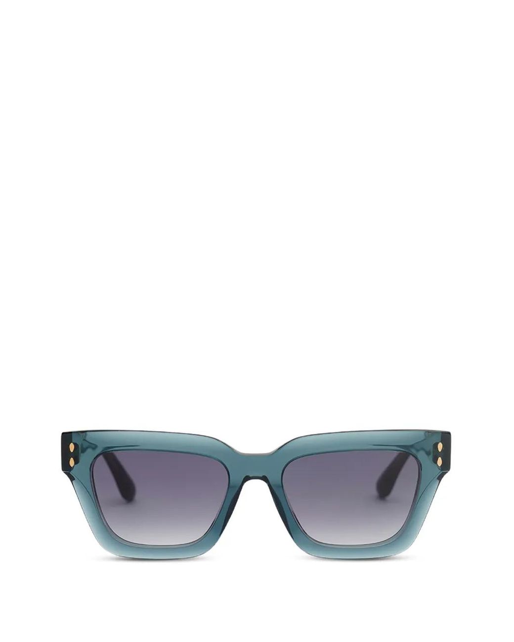 Isabel Marant Blue Carmy-Gd Square-Frame Sunglasses