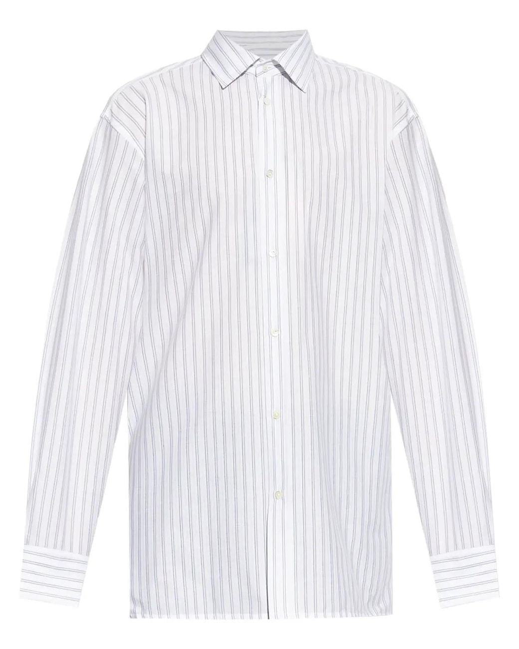 Maison Margiela White Long Sleeved Shirt for men