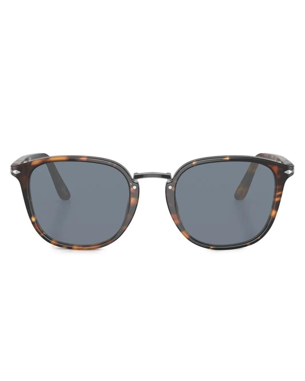 Persol Zonnebril Met Schildpad Design in het Brown
