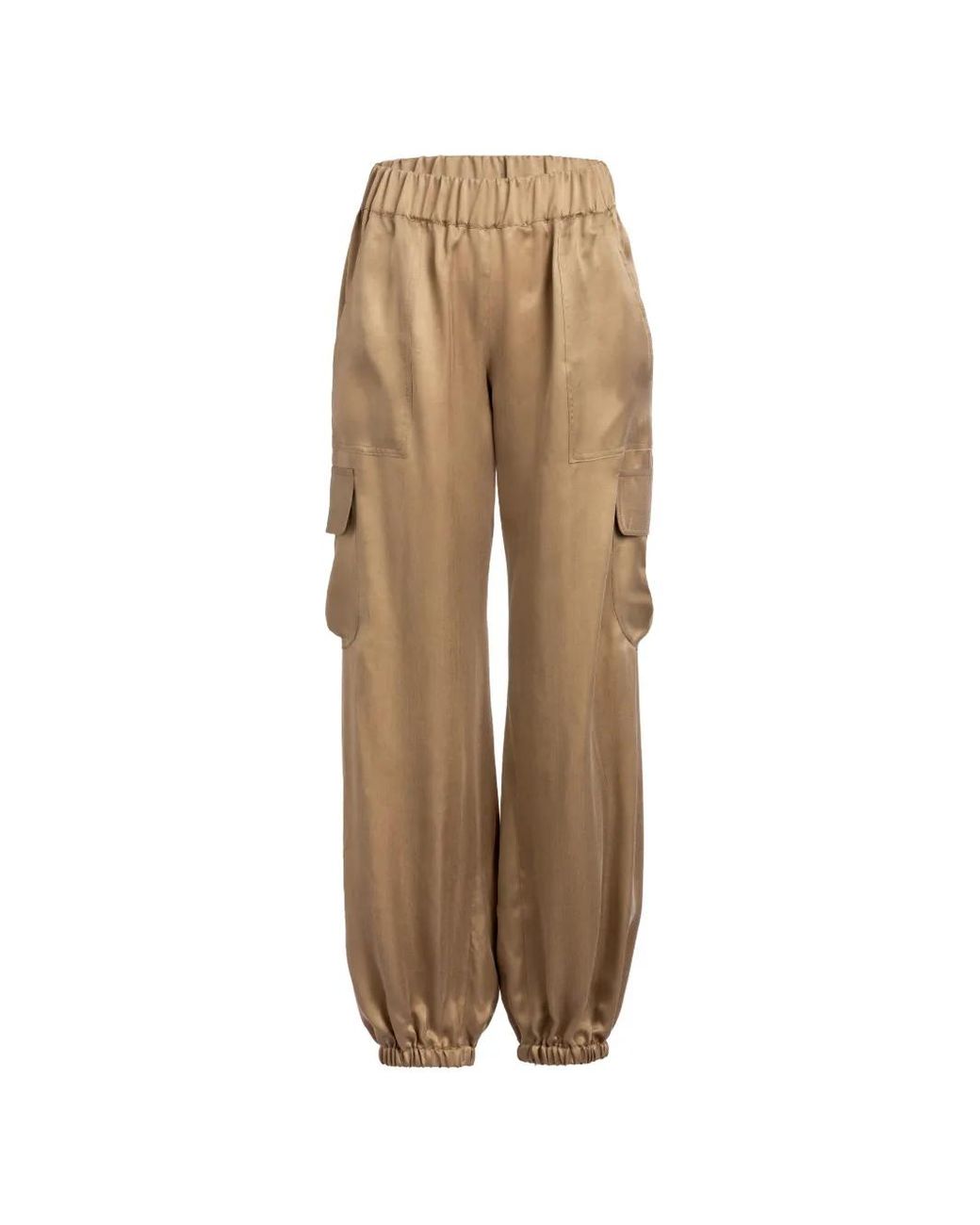 Silvia Tcherassi Natural Jess Cargo Pants