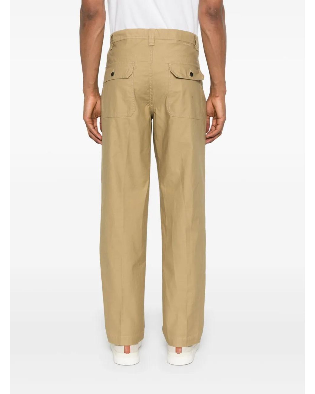 Incotex Natural Cotton Trousers for men