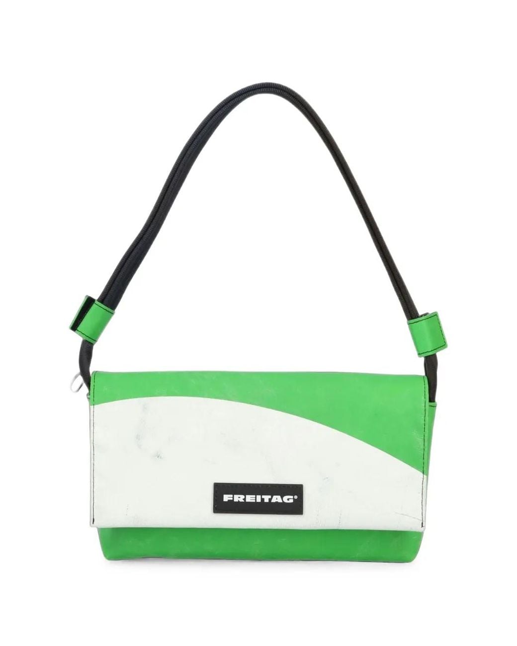 Freitag Green Small Laura Shoulder Bag