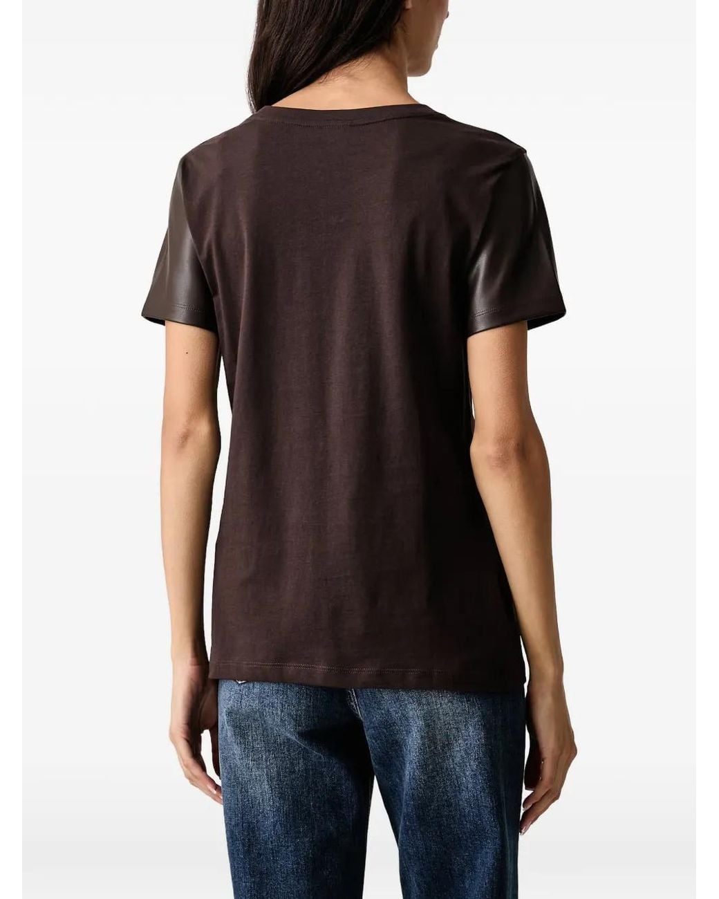 ARMANI EXCHANGE Black Short-Sleeves T-Shirt