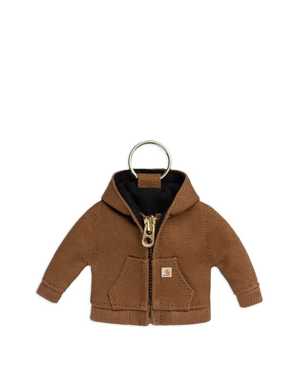 Llavero Mini Active Jacket Carhartt de hombre de color Brown