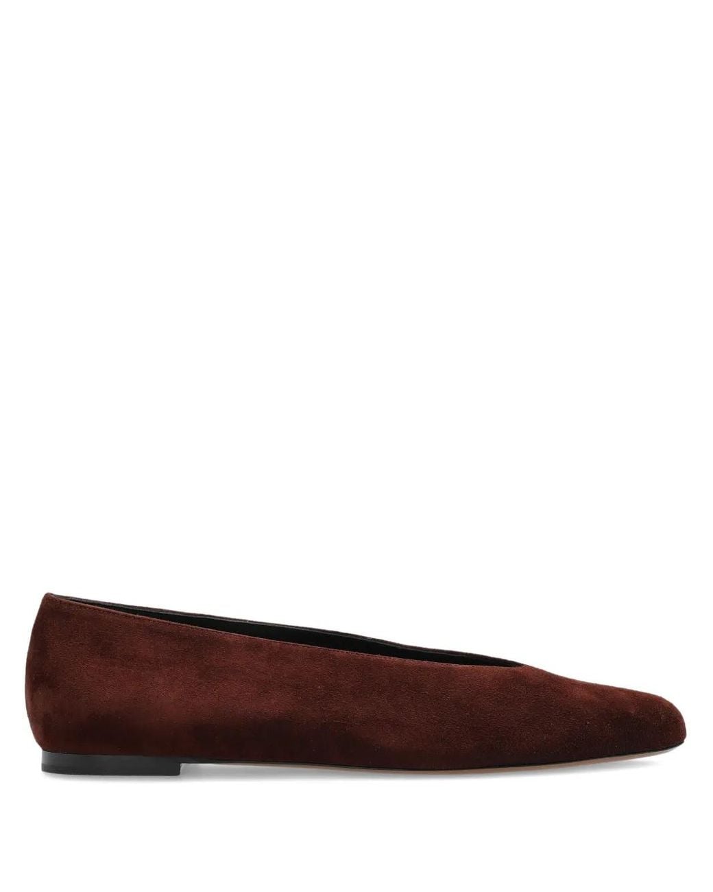 Neous Brown Ballerinas Aus Wildleder Mit Spitzer Kappe