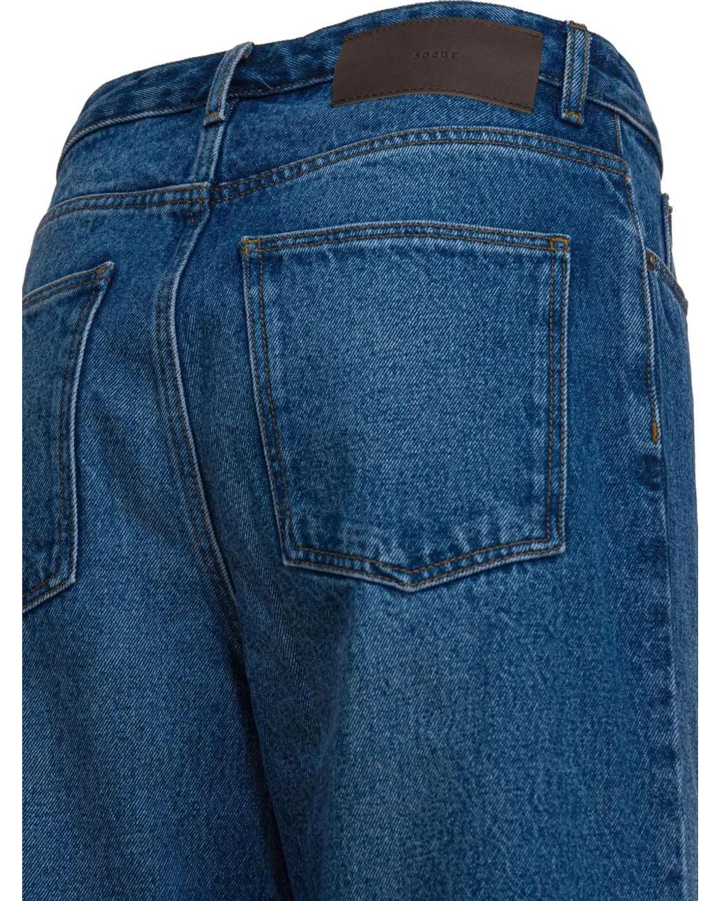 Soeur Blue Straight-Leg Jeans
