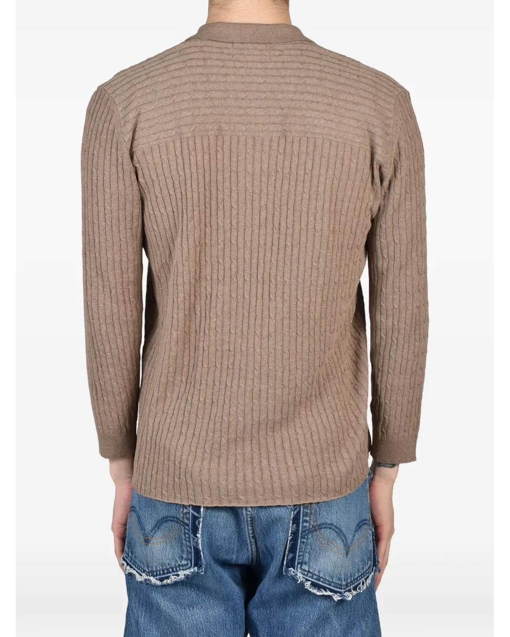 Magliano Natural Chemise Capricorn En Maille Torsadée for men