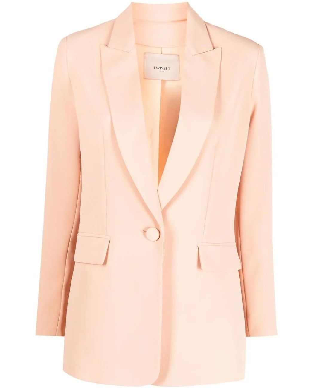 Blazer Con Botones Twinset de color Natural
