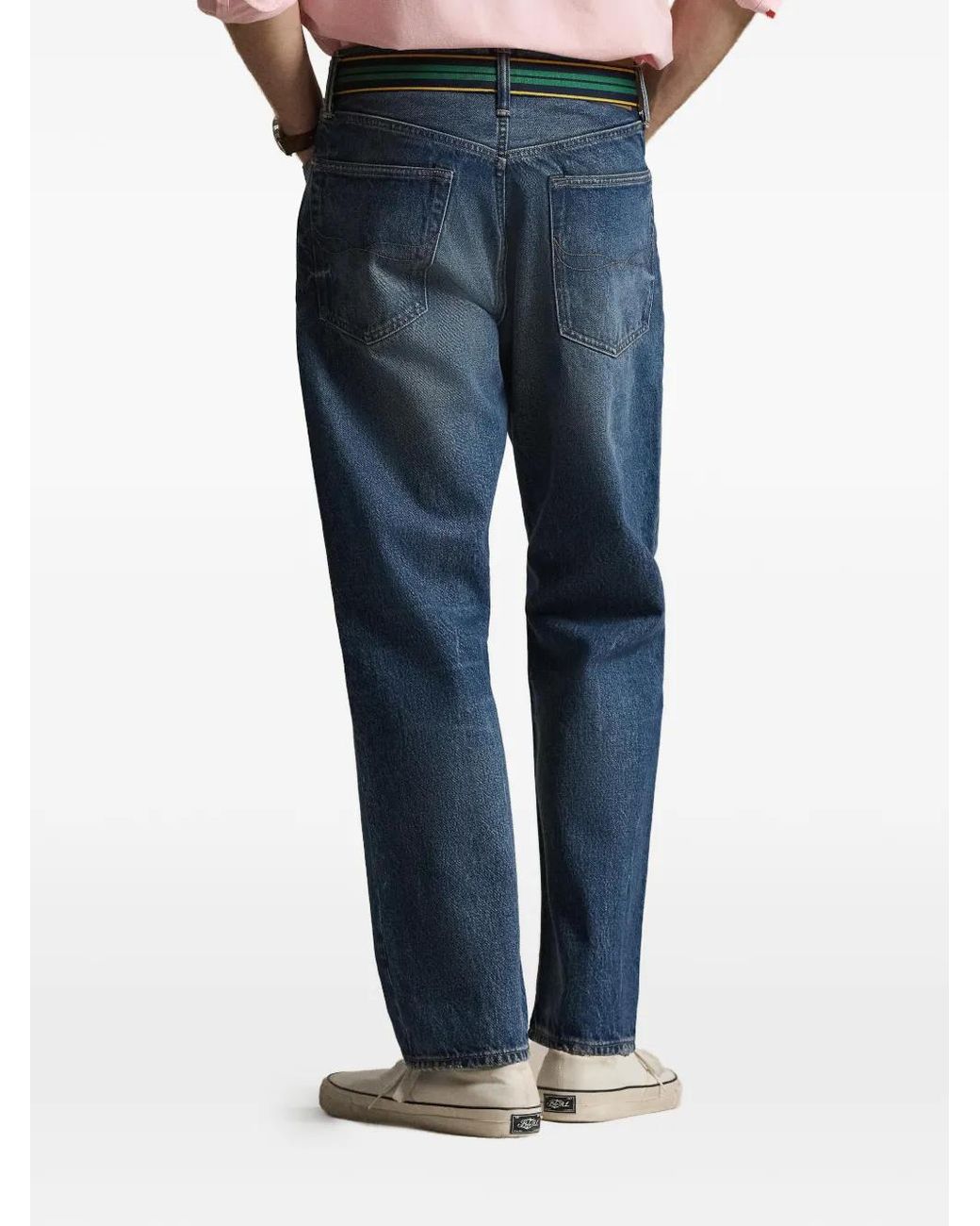 Polo Ralph Lauren Blue Button-Fastening Jeans for men