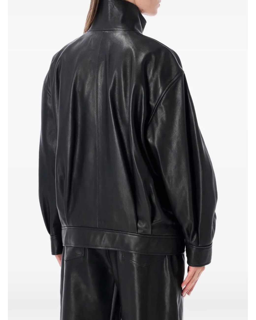 Arma Black Paula Leather Jacket
