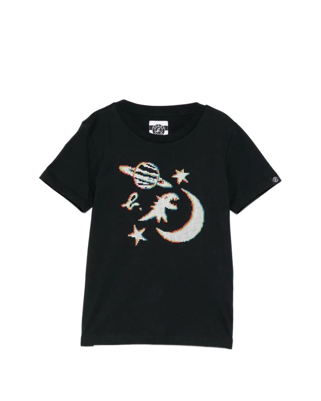 SPORT b. by agnès b. Black Graphic-Print T-Shirt