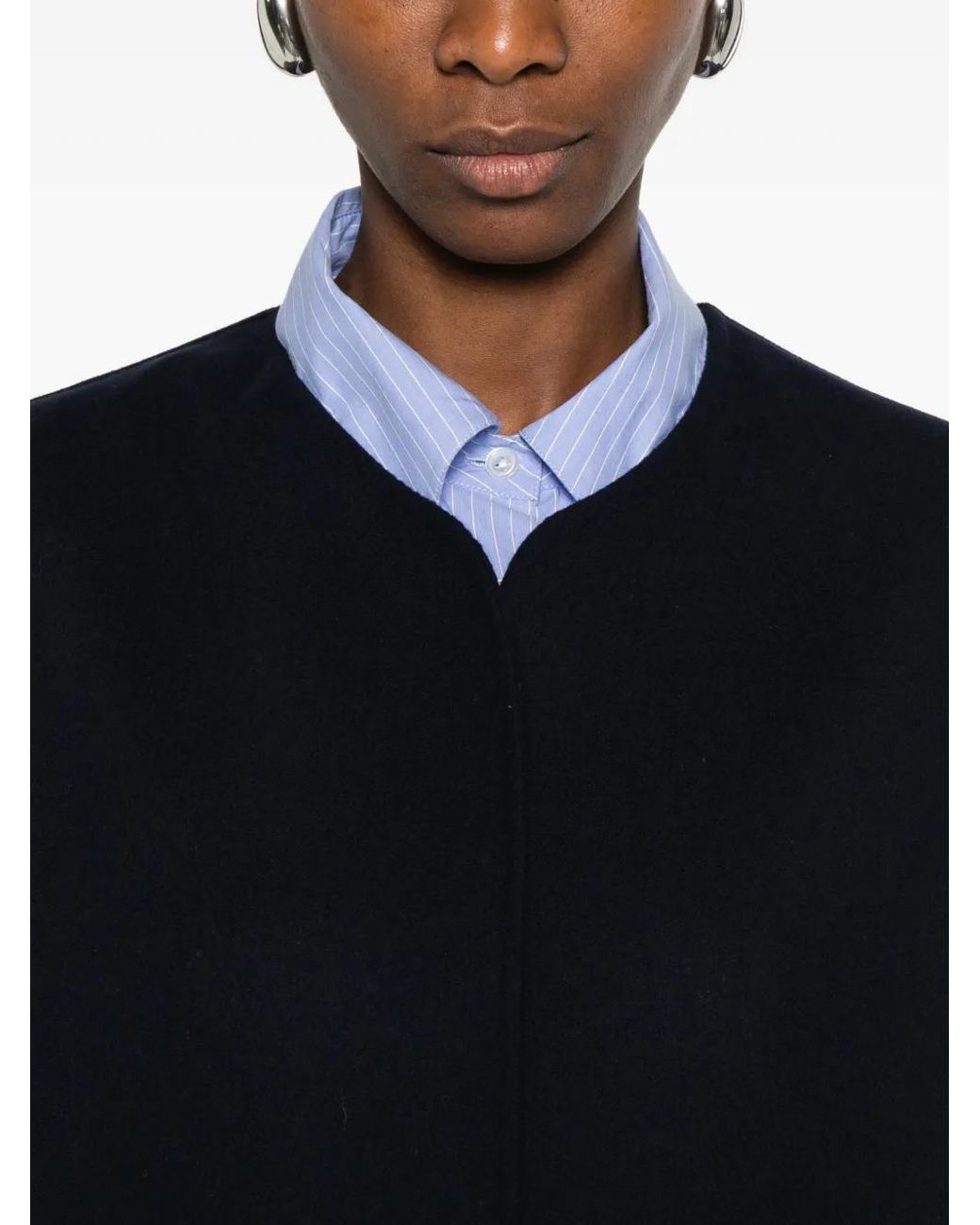 The Row Blue Tiberus Coat