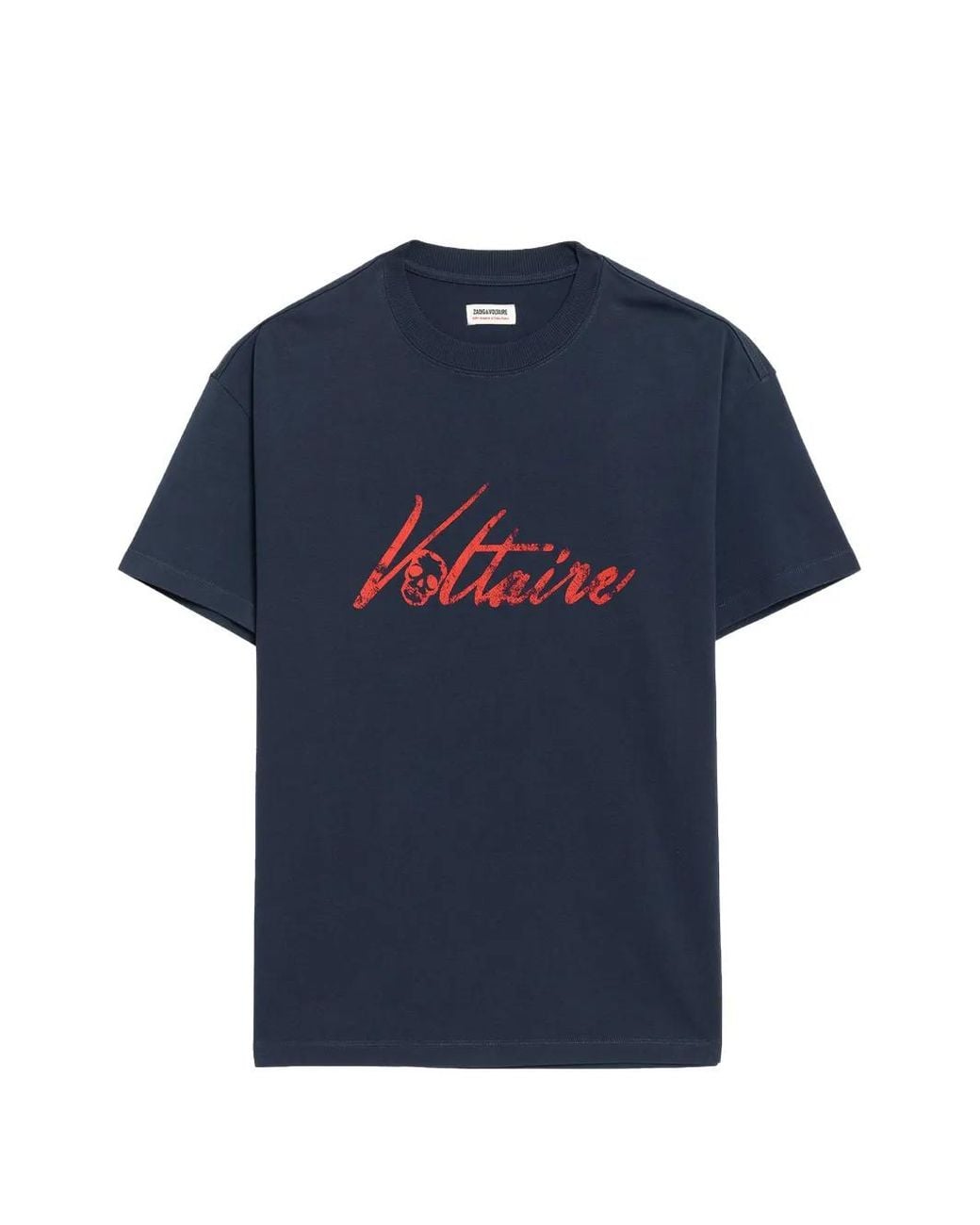 Zadig & Voltaire Blue Teddy T-Shirt for men