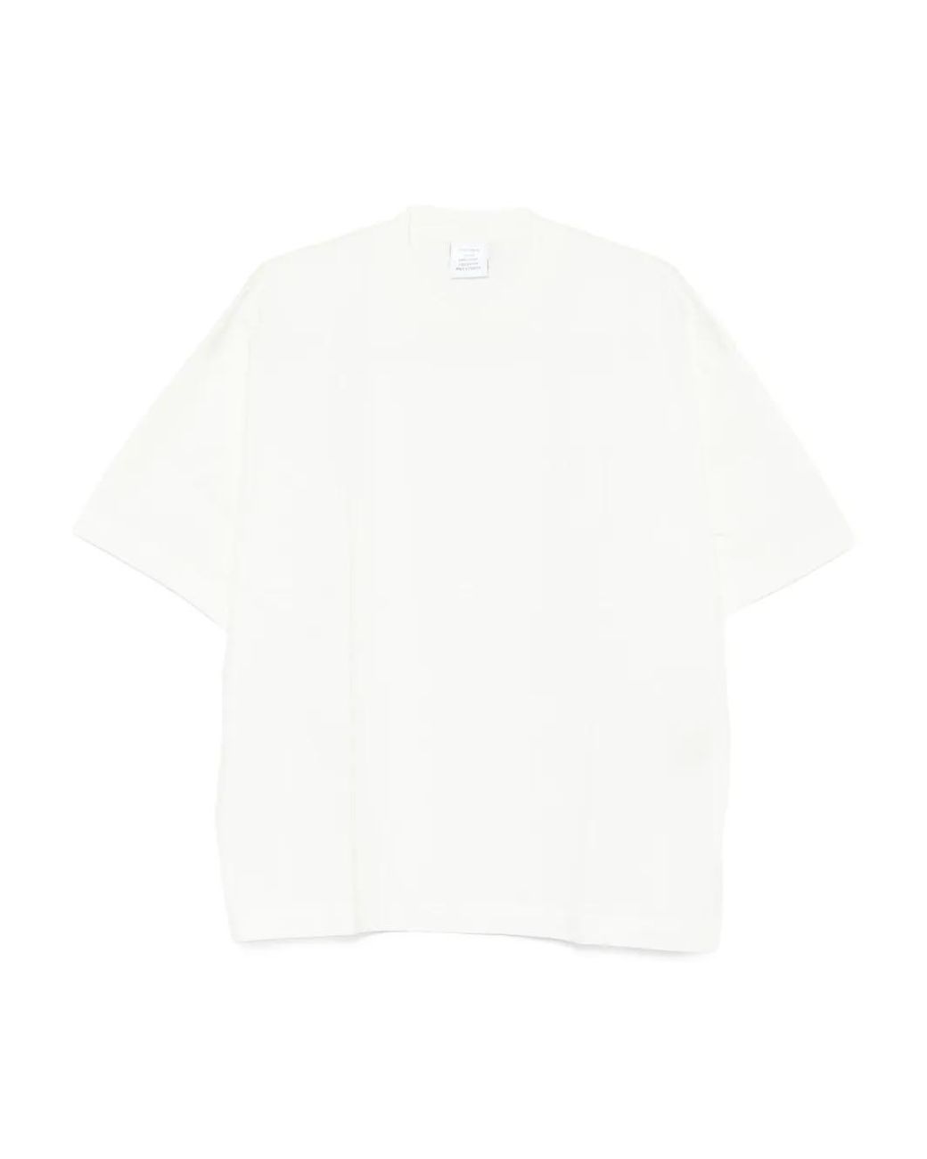 Vetements White Logo Regular T Shirt