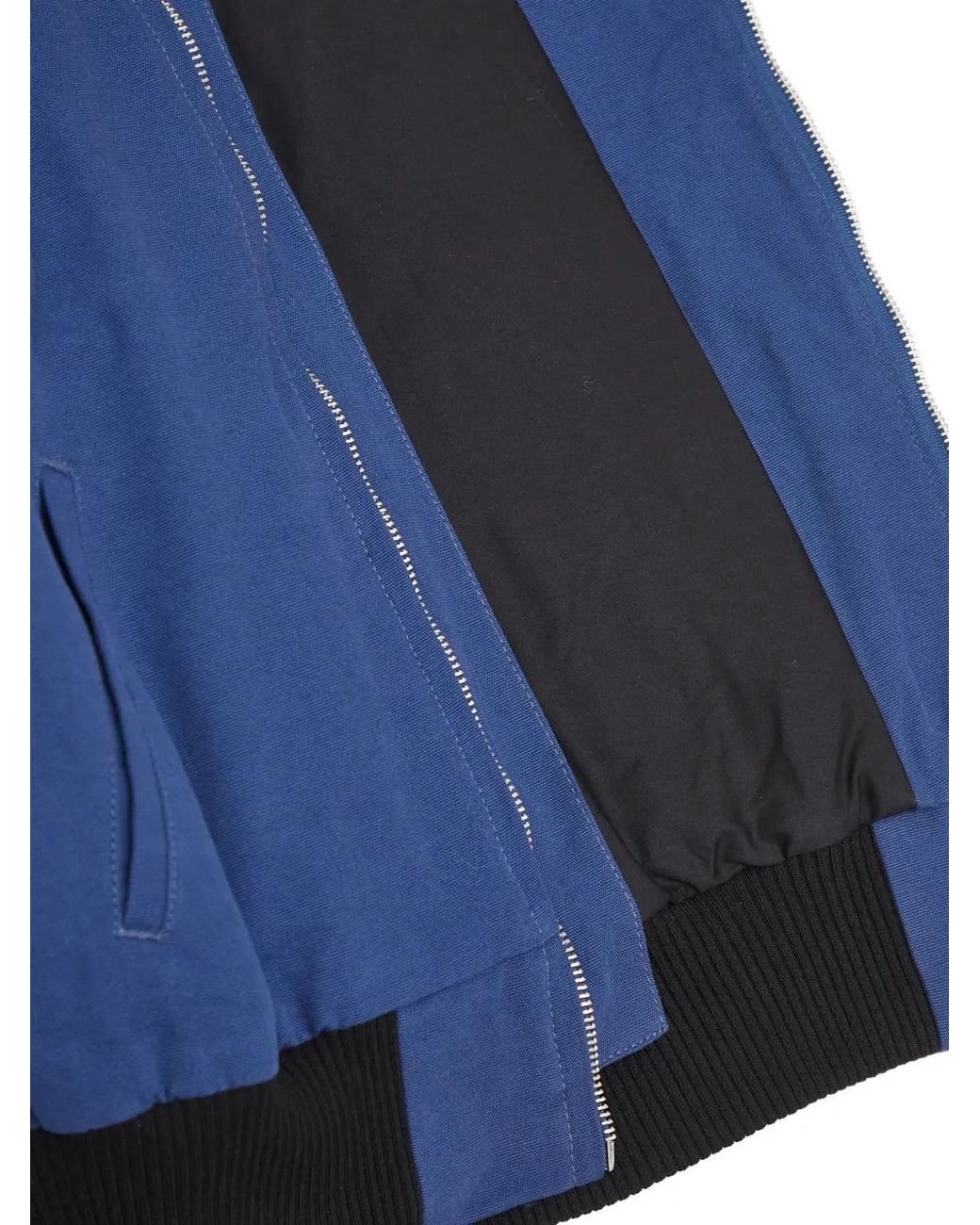 Sky High Farm Blue Zip Bomber Jacket for men