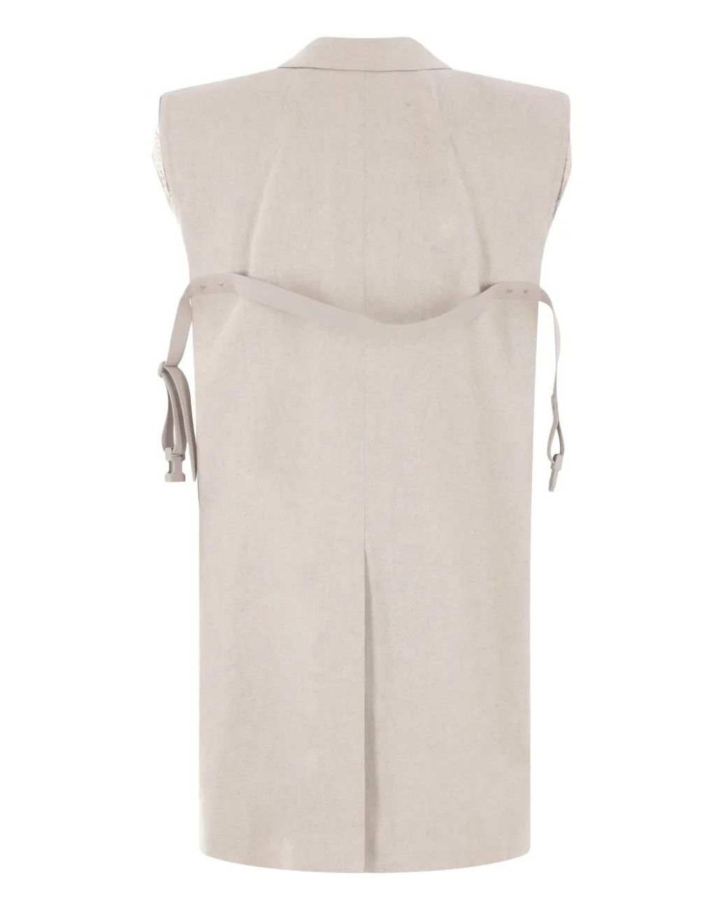 Rick Owens Natural Waistcoats