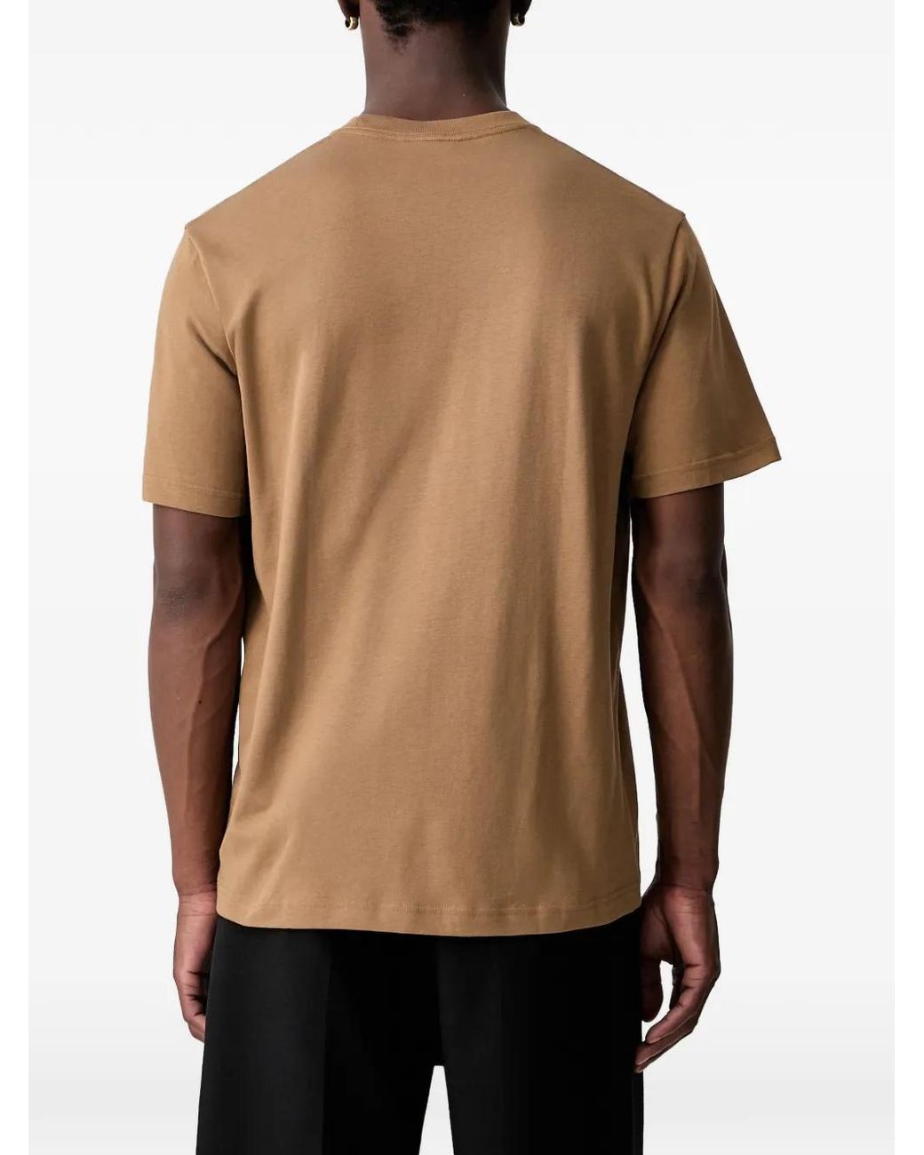 Lacoste Black Patch-Pocket T-Shirt for men
