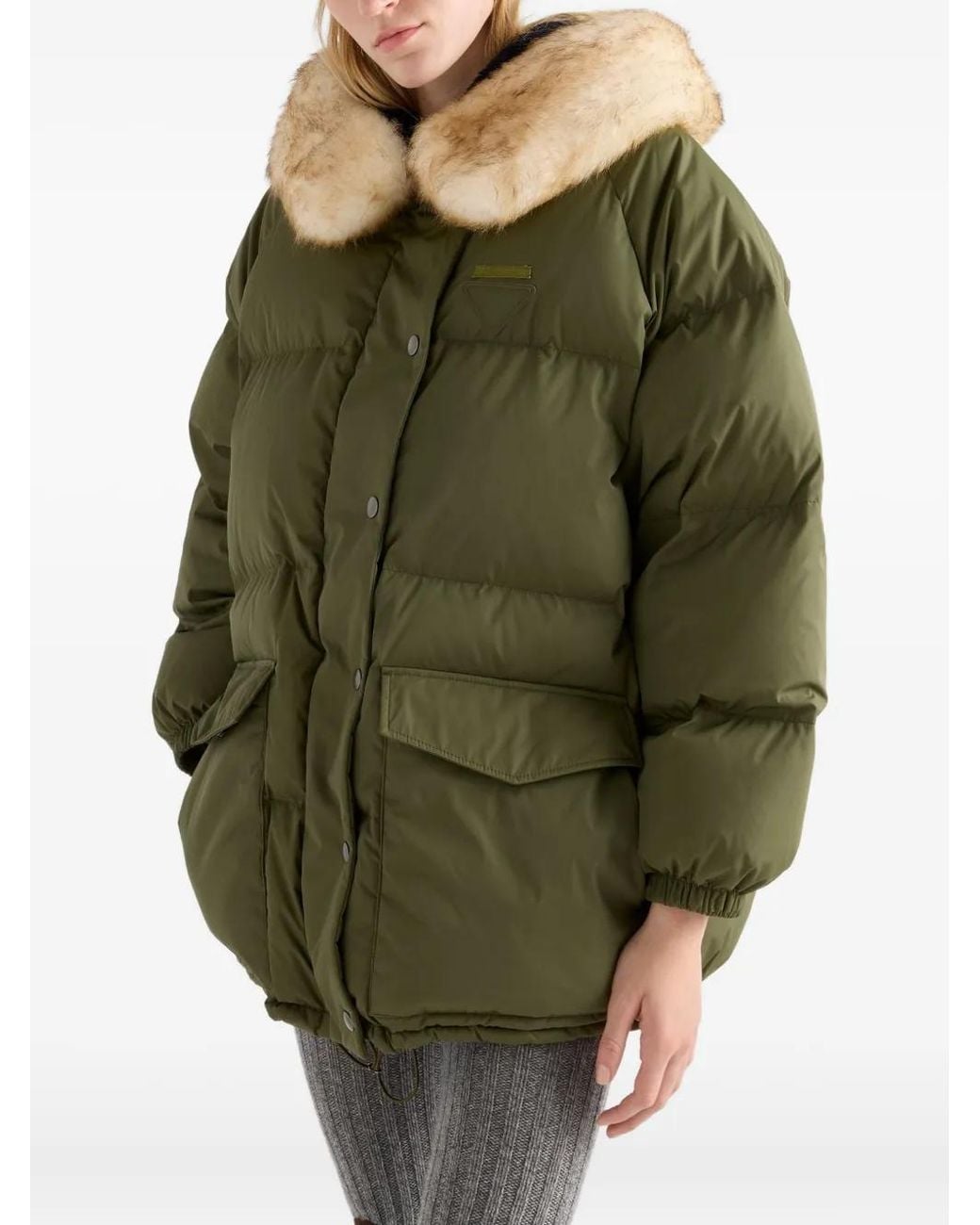 Prada Jack Met Capuchon in het Green