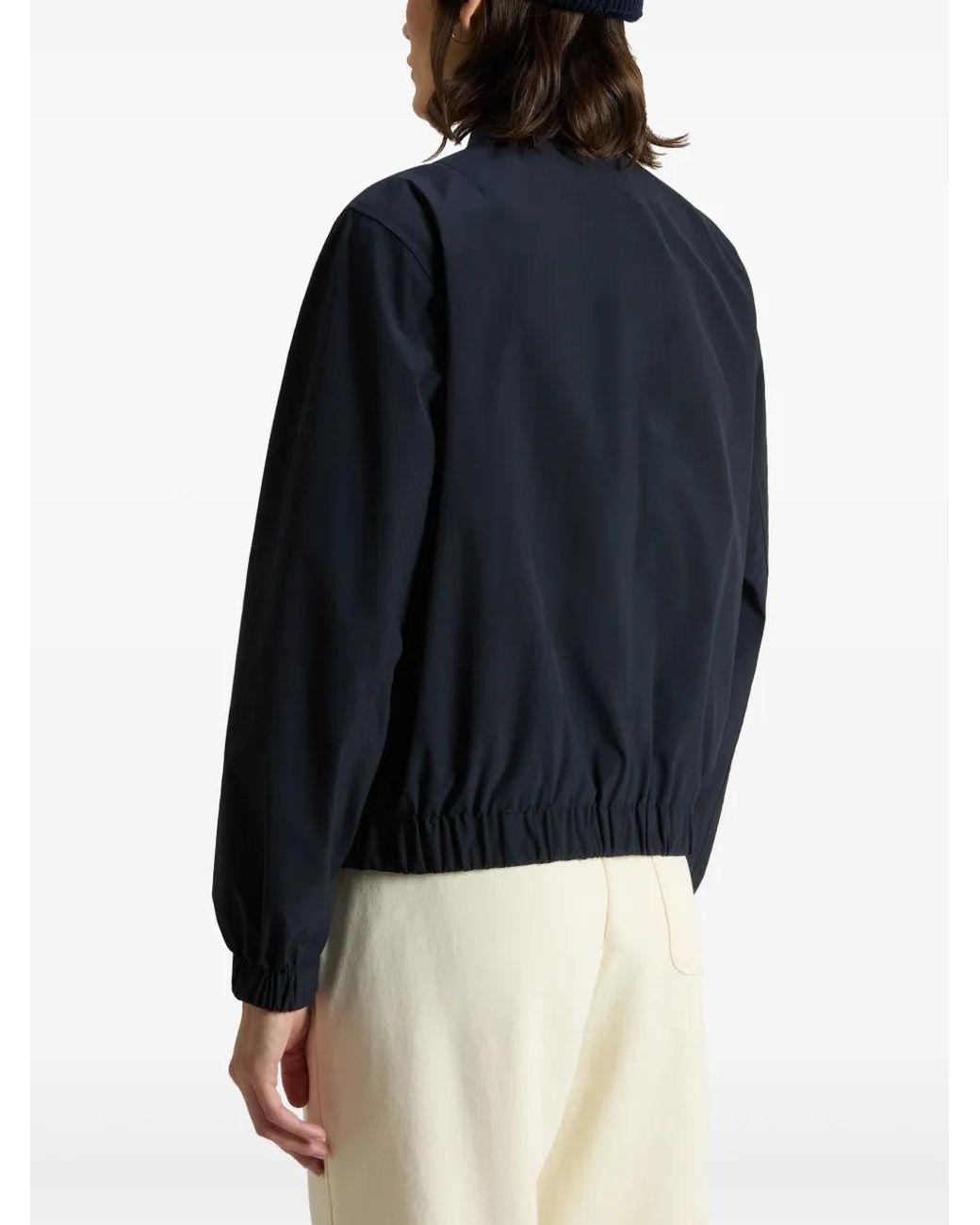 Woolrich Blue Summer Bomber Lightweight Polyester Jacket