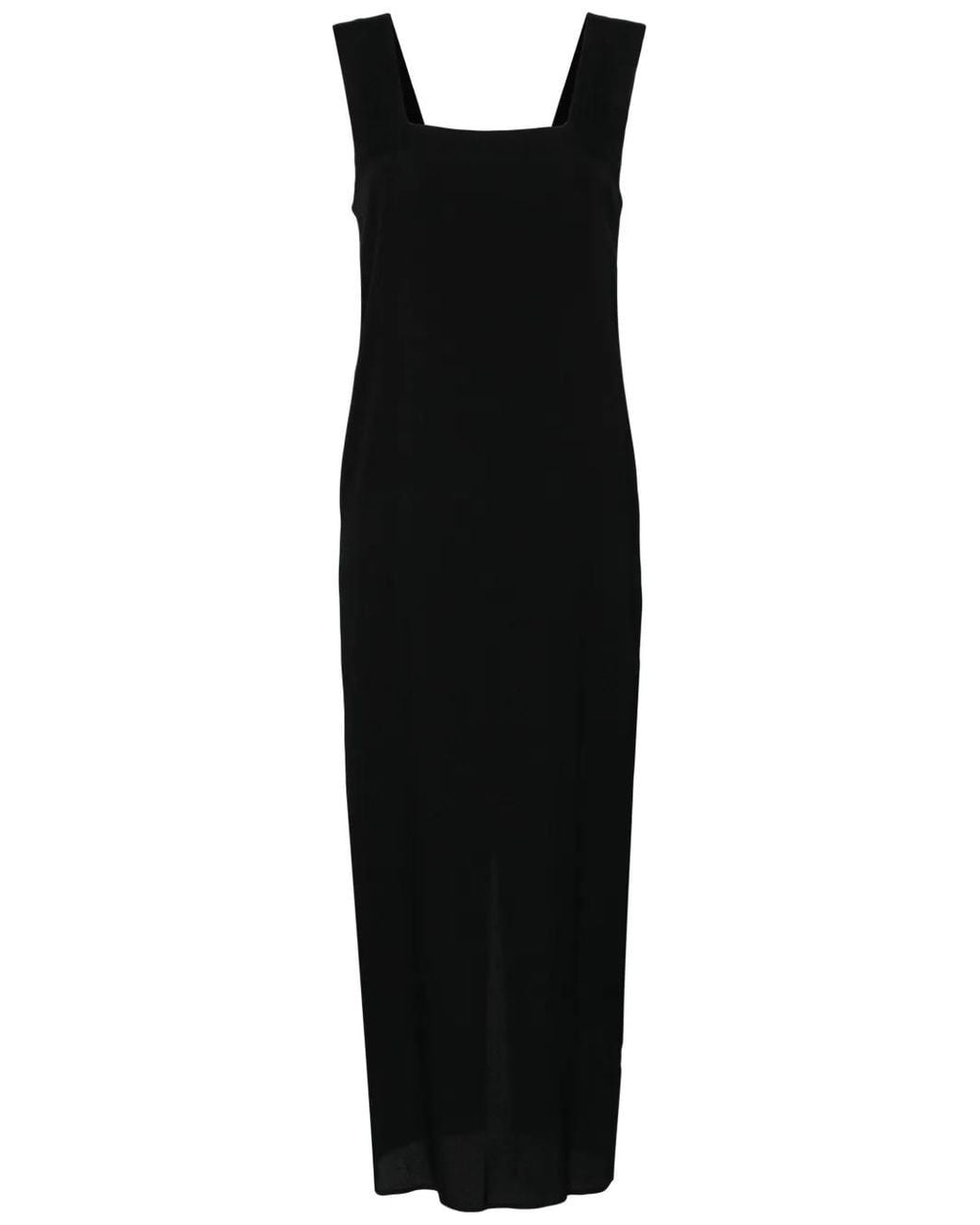 Reformation Black Vea Midi Dress