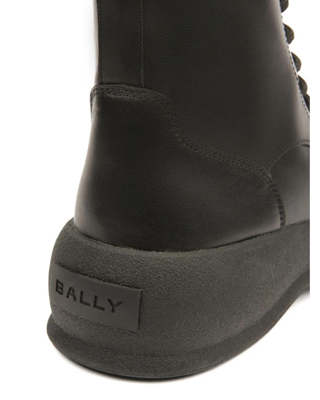 Bally Black Calf Plain Bootie