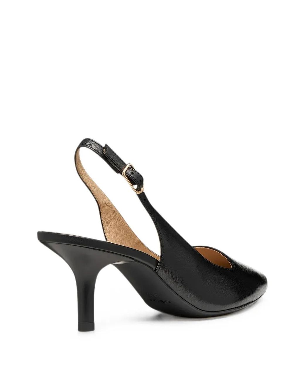 Geox Metallic Kleopy Pointed-Toe Slingback-Strap Heeled Pumps