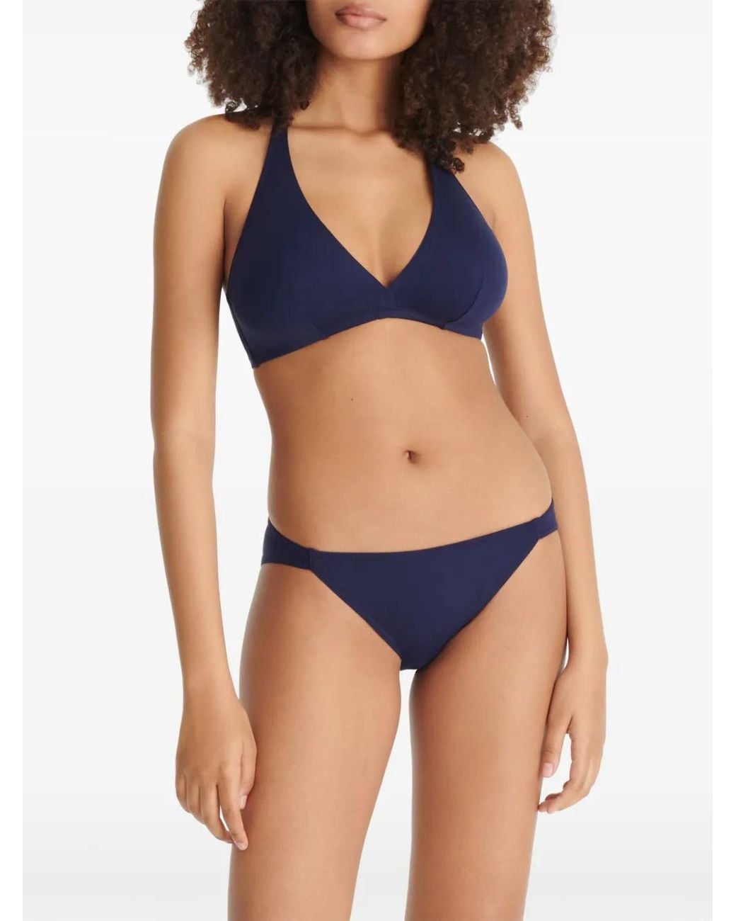 Eres Blue Gang Triangle Bikini Top