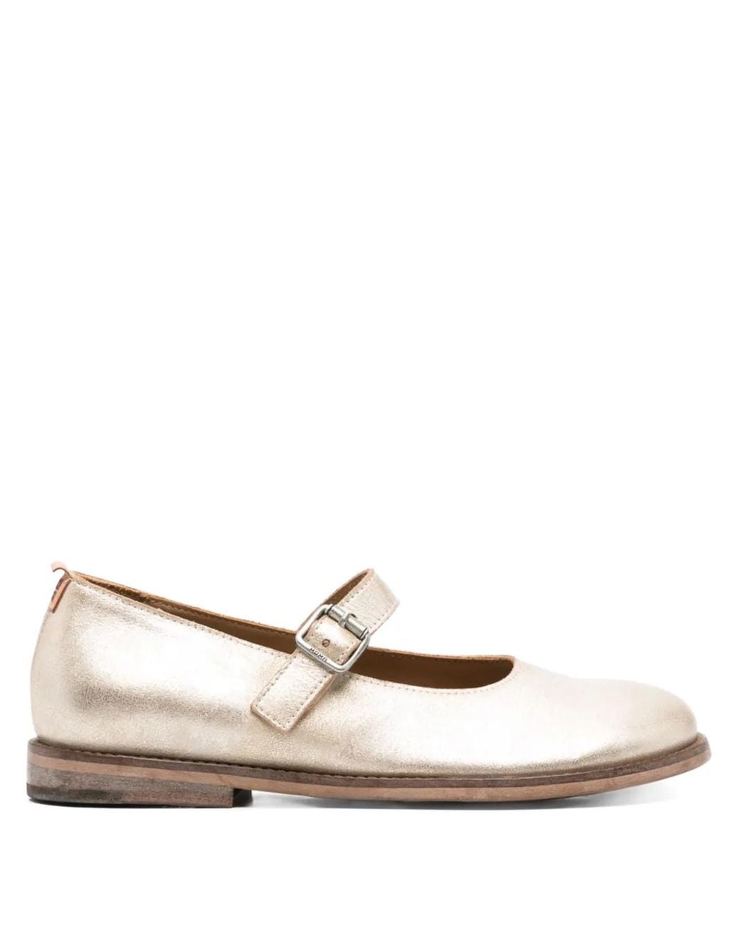Moma Natural Pix Ballet Flats