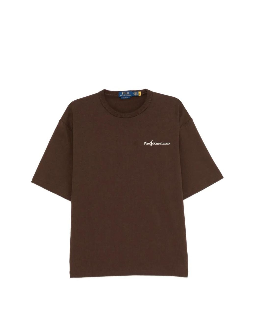 Polo Ralph Lauren Brown Logo Embroidered T-Shirt for men