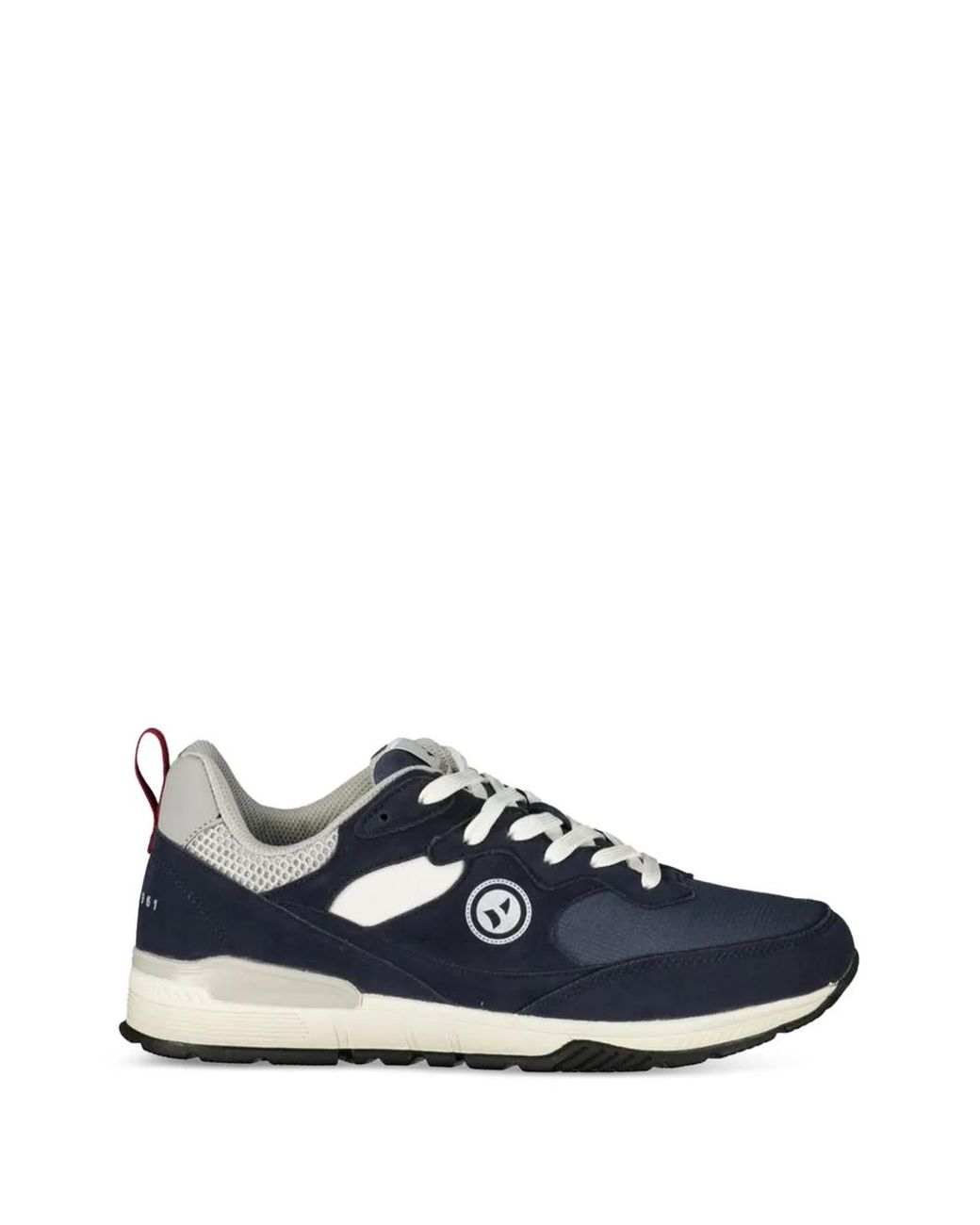 Navigare Blue Logo-Detail Panelled Sneakers for men