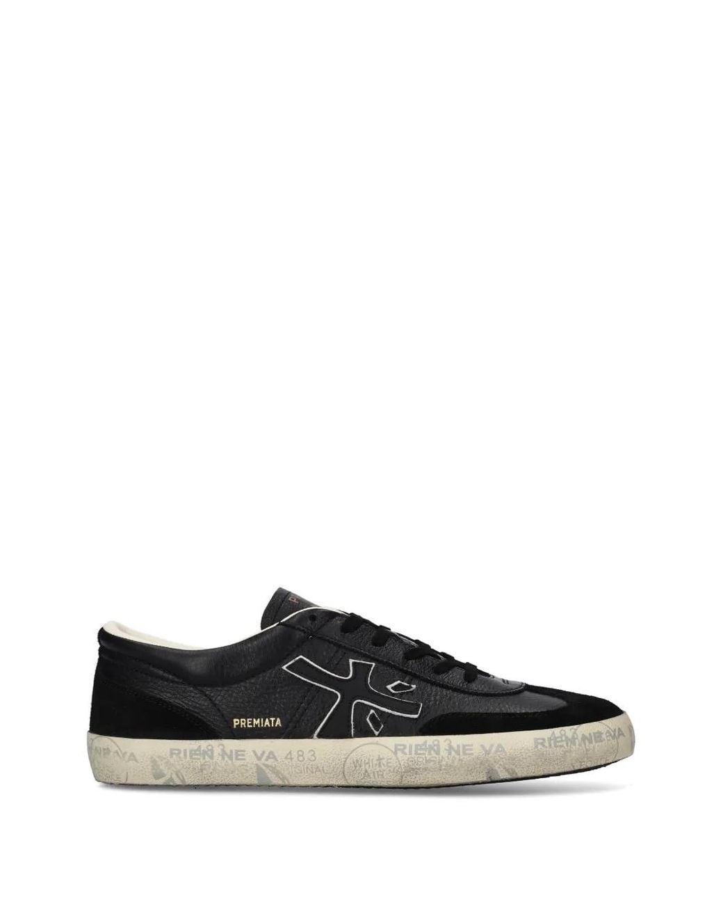 Premiata Black David 8285 Sneakers for men