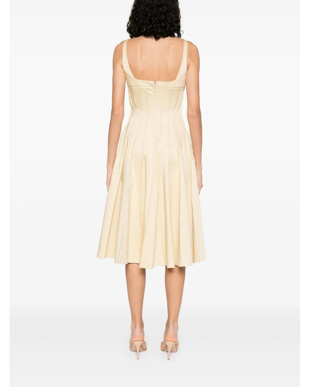 16Arlington Natural Amalia Midi Dress