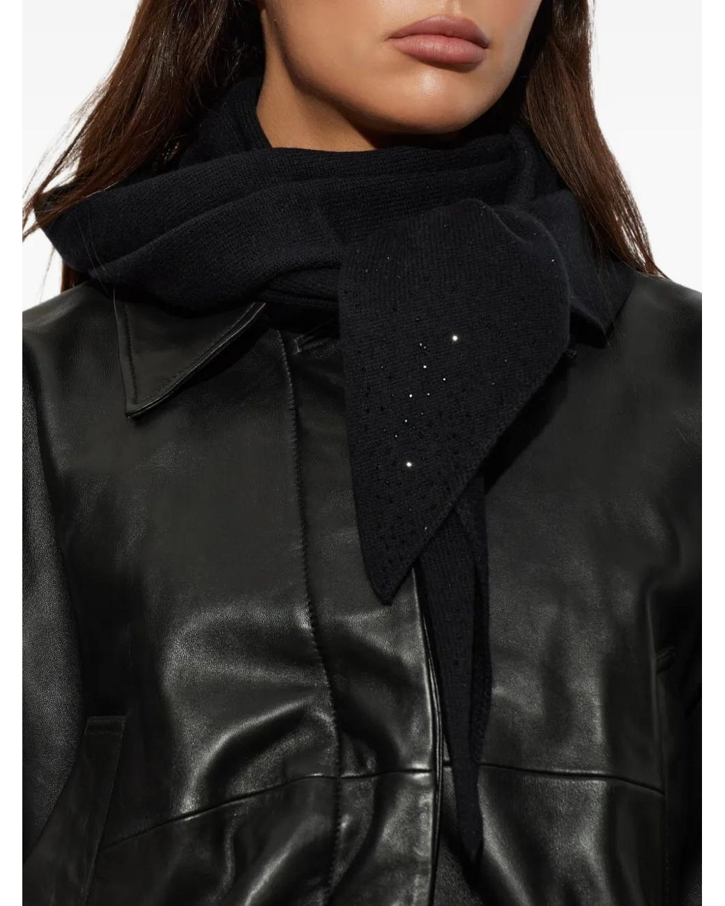 Sciarpa Lucy di Zadig & Voltaire in Black