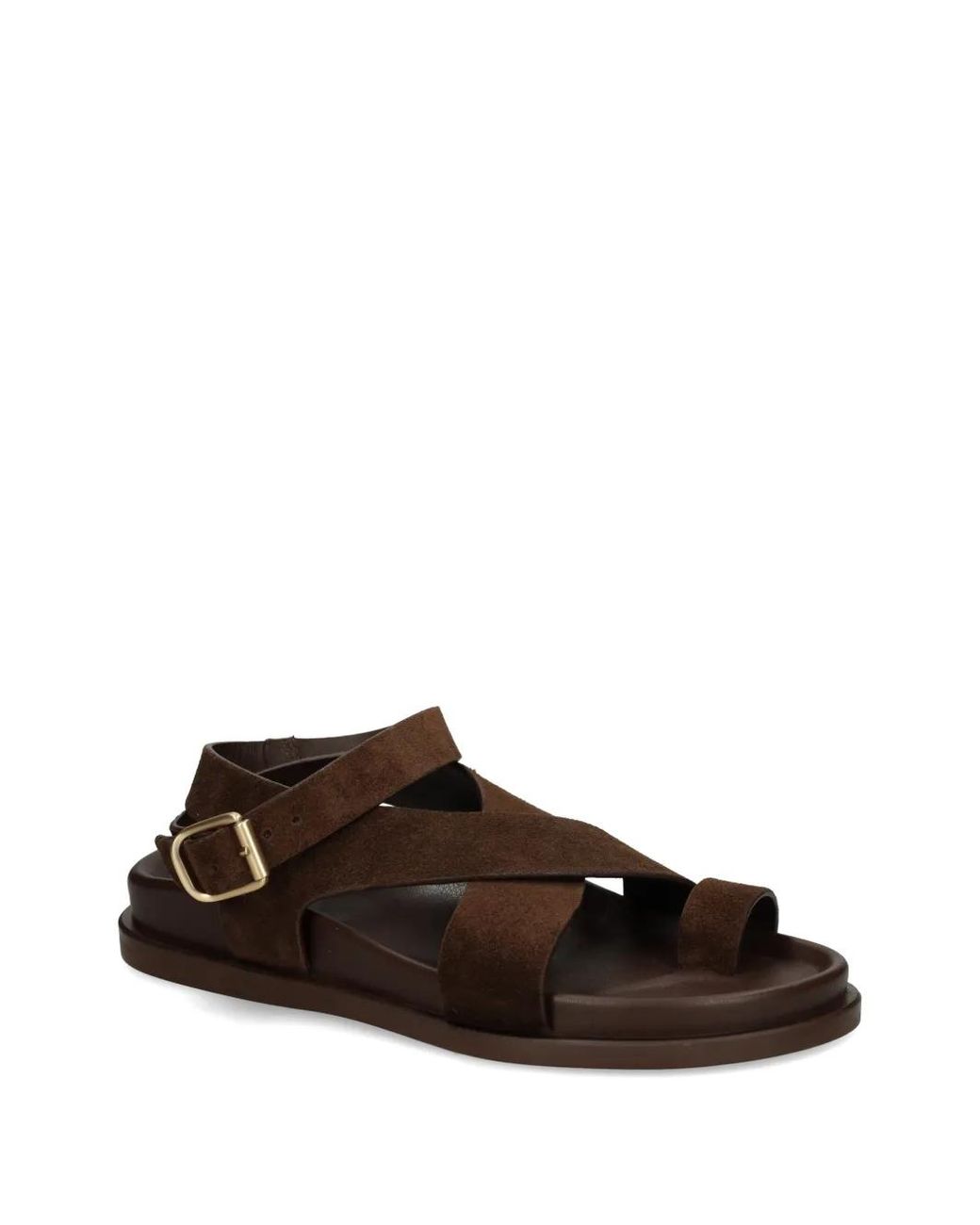 Bibi Lou Brown Suede Sandals