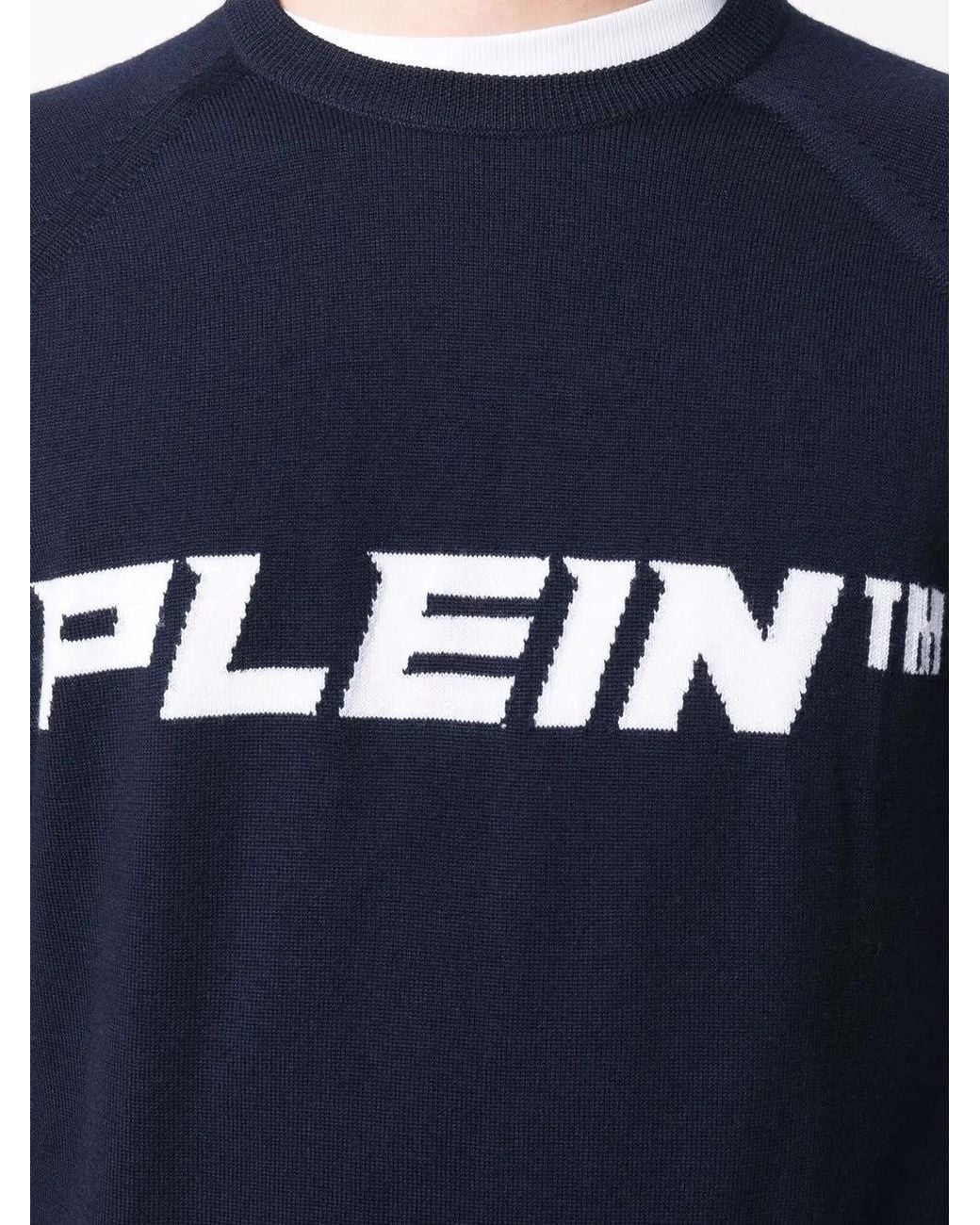 Philipp Plein Blue Jumper for men