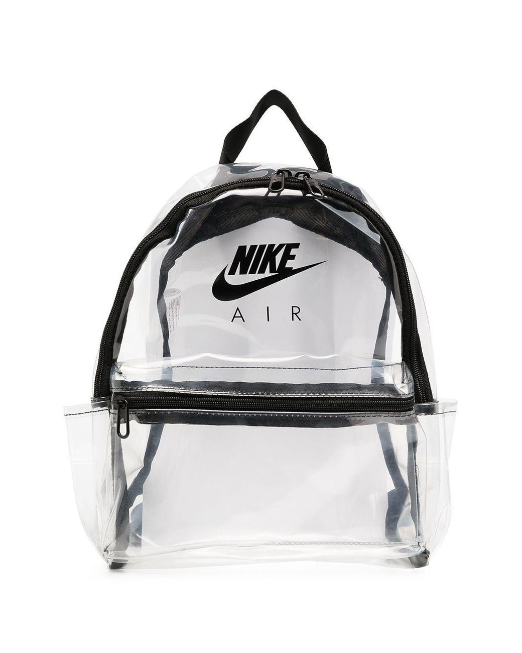 Nike Just Do It Transparent Backpack in White | Lyst