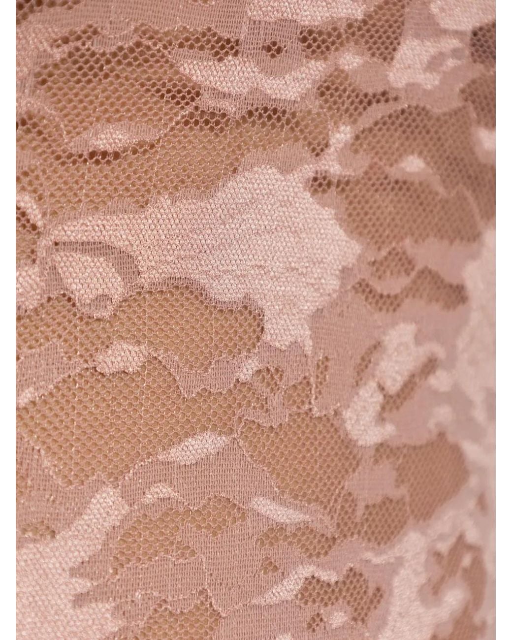 DIESEL Pink Camo Lace-Patterned T-Shirt